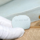 GUCCI Bamboo Backpack Suede Light Blue Gold 003 2058 0016 Auth LNZ552-12