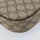 GUCCI GG Supreme Web Sherry Line Bag PVC Beige Gold 007 58 6112 Auth LNZ553-17