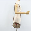 GUCCI GG Supreme Web Sherry Line Bag PVC Beige Gold 007 58 6112 Auth LNZ553-22