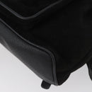 GUCCI Bamboo Backpack Leather Black Gold 003 3444 0030 Auth LNZ554-16