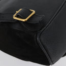 GUCCI Bamboo Backpack Leather Black Gold 003 3444 0030 Auth LNZ554-17