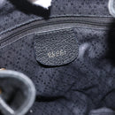 GUCCI Bamboo Backpack Leather Black Gold 003 3444 0030 Auth LNZ554-21