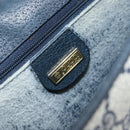 GUCCI Micro GG Supreme Sherry Line Bag PVC Navy Gold 001 113 0551 Auth LNZ556-20