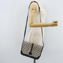 GUCCI Micro GG Supreme Sherry Line Bag PVC Navy Gold 001 113 0551 Auth LNZ556-24
