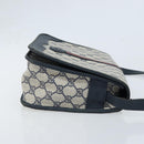 GUCCI Micro GG Supreme Sherry Line Bag PVC Navy Gold 001 113 0551 Auth LNZ556-3