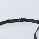 GUCCI Micro GG Supreme Sherry Line Bag PVC Navy Gold 001 113 0551 Auth LNZ556-14