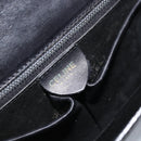 CELINE Hand Bag Leather Black Gold Auth LNZ560A-19