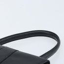 CELINE Hand Bag Leather Black Gold Auth LNZ560A-14