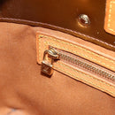 LOUIS VUITTON Monogram Vernis Reade PM Hand Bag Bronze M91146 LV Auth LNZ563-21