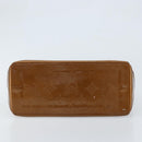 LOUIS VUITTON Monogram Vernis Reade PM Hand Bag Bronze M91146 LV Auth LNZ563-5