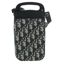 Christian Dior Trotter Canvas Saddle Vertical Pouch Bag Navy Auth LNZ567SAM-2