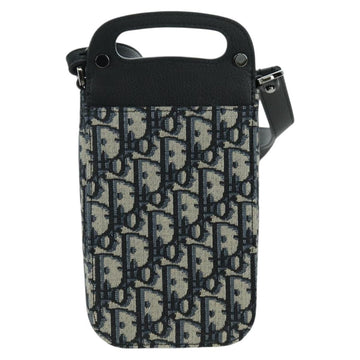 Christian Dior Trotter Canvas Saddle Vertical Pouch Bag Navy Auth LNZ567SAM - 0