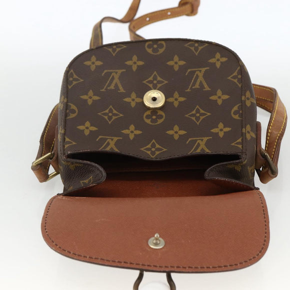 LOUIS VUITTON Monogram Saint Cloud PM Shoulder Bag M51244 LV Auth LNZ568
