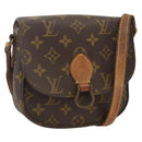 LOUIS VUITTON Monogram Saint Cloud PM Shoulder Bag M51244 LV Auth LNZ568-1
