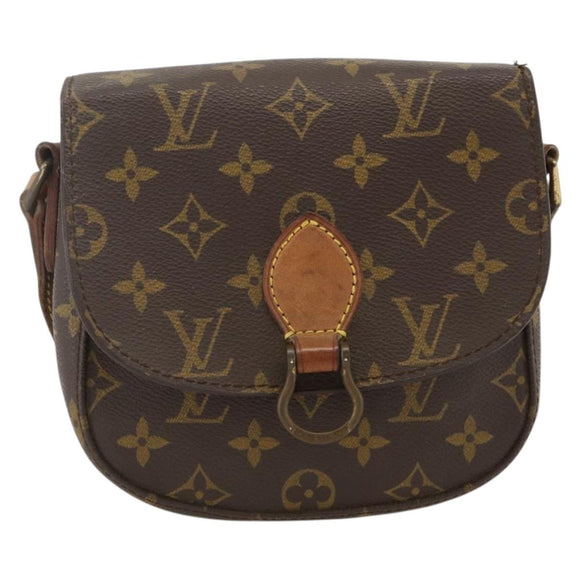 LOUIS VUITTON Monogram Saint Cloud PM Shoulder Bag M51244 LV Auth LNZ568