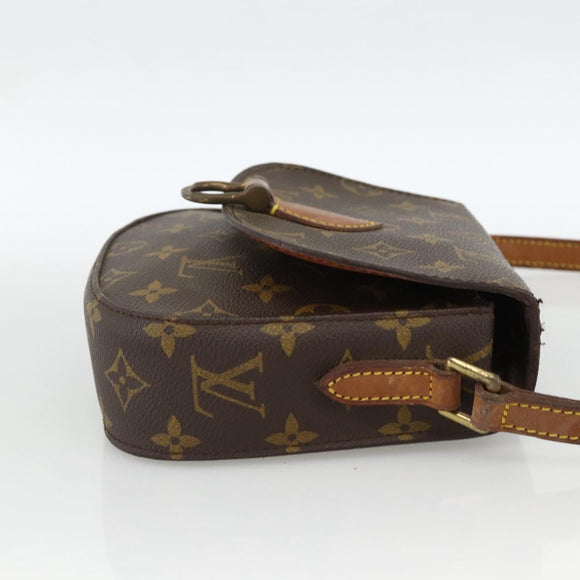 LOUIS VUITTON Monogram Saint Cloud PM Shoulder Bag M51244 LV Auth LNZ568