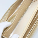CHANEL Matelasse Long Wallet Lamb Skin Gold Tone CC Auth LNZ571V-20