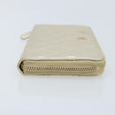 CHANEL Matelasse Long Wallet Lamb Skin Gold Tone CC Auth LNZ571V-3