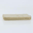 CHANEL Matelasse Long Wallet Lamb Skin Gold Tone CC Auth LNZ571V-5