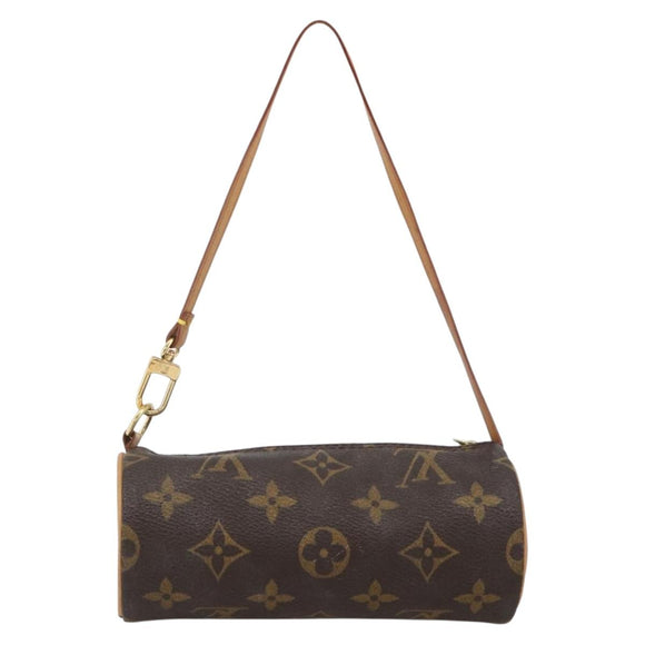 LOUIS VUITTON Monogram Papillon Pouch LV Auth LNZ576