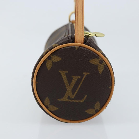 LOUIS VUITTON Monogram Papillon Pouch LV Auth LNZ579