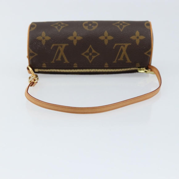 LOUIS VUITTON Monogram Papillon Pouch LV Auth LNZ579