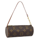 LOUIS VUITTON Monogram Papillon Pouch LV Auth LNZ580-1
