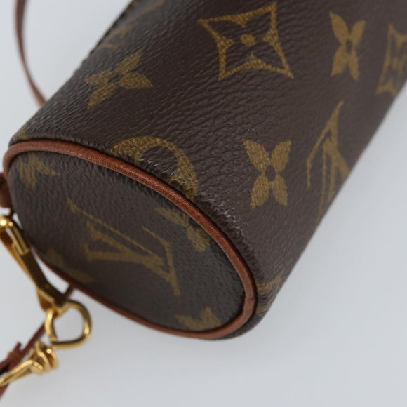LOUIS VUITTON Monogram Papillon Pouch LV Auth LNZ580