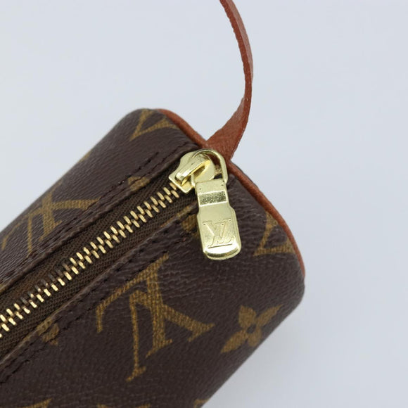 LOUIS VUITTON Monogram Papillon Pouch LV Auth LNZ580