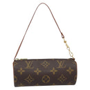 LOUIS VUITTON Monogram Papillon Pouch LV Auth LNZ580-13