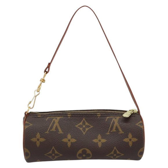 LOUIS VUITTON Monogram Papillon Pouch LV Auth LNZ580