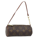 LOUIS VUITTON Monogram Papillon Pouch LV Auth LNZ582-1