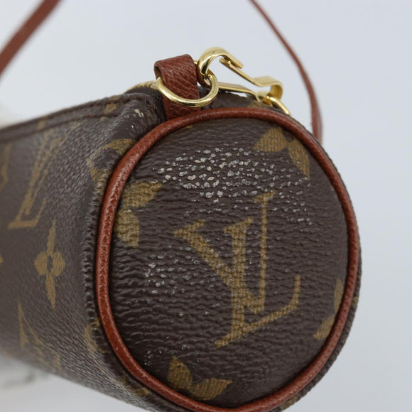 LOUIS VUITTON Monogram Papillon Pouch LV Auth LNZ582
