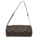 LOUIS VUITTON Monogram Papillon Pouch LV Auth LNZ582-13