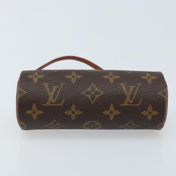 LOUIS VUITTON Monogram Papillon Pouch LV Auth LNZ582
