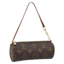 LOUIS VUITTON Monogram Papillon Pouch LV Auth LNZ584-1