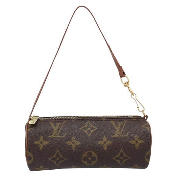 LOUIS VUITTON Monogram Papillon Pouch LV Auth LNZ584