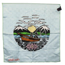 LOUIS VUITTON LV City Stamp Bandana Schal Seide Hellblau M96939 LV Auth LNZ586M-8