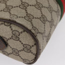 GUCCI GG Supreme Web Sherry Line Bag PVC Beige Gold 67 02 004 Auth LNZ594-10
