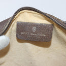 GUCCI GG Supreme Web Sherry Line Bag PVC Beige Gold 67 02 004 Auth LNZ594-17