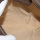 GUCCI GG Supreme Web Sherry Line Bag PVC Beige Gold 67 02 004 Auth LNZ594-18