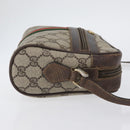 GUCCI GG Supreme Web Sherry Line Bag PVC Beige Gold 67 02 004 Auth LNZ594-4