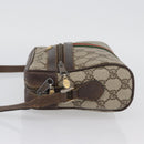GUCCI GG Supreme Web Sherry Line Bag PVC Beige Gold 67 02 004 Auth LNZ594-5