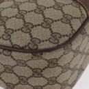 GUCCI GG Supreme Web Sherry Line Bag PVC Beige Gold 89 02 032 Auth LNZ595-10