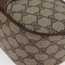 GUCCI GG Supreme Web Sherry Line Bag PVC Beige Gold 89 02 032 Auth LNZ595-11