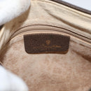 GUCCI GG Supreme Web Sherry Line Bag PVC Beige Gold 89 02 032 Auth LNZ595-16