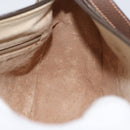 GUCCI GG Supreme Web Sherry Line Bag PVC Beige Gold 89 02 032 Auth LNZ595-18
