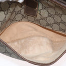 GUCCI GG Supreme Web Sherry Line Bag PVC Beige Gold 89 02 032 Auth LNZ595-22