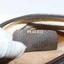 GUCCI GG Supreme Web Sherry Line Bag PVC Beige Gold 89 02 032 Auth LNZ595-23