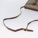 GUCCI GG Supreme Web Sherry Line Bag PVC Beige Gold 89 02 032 Auth LNZ595-7